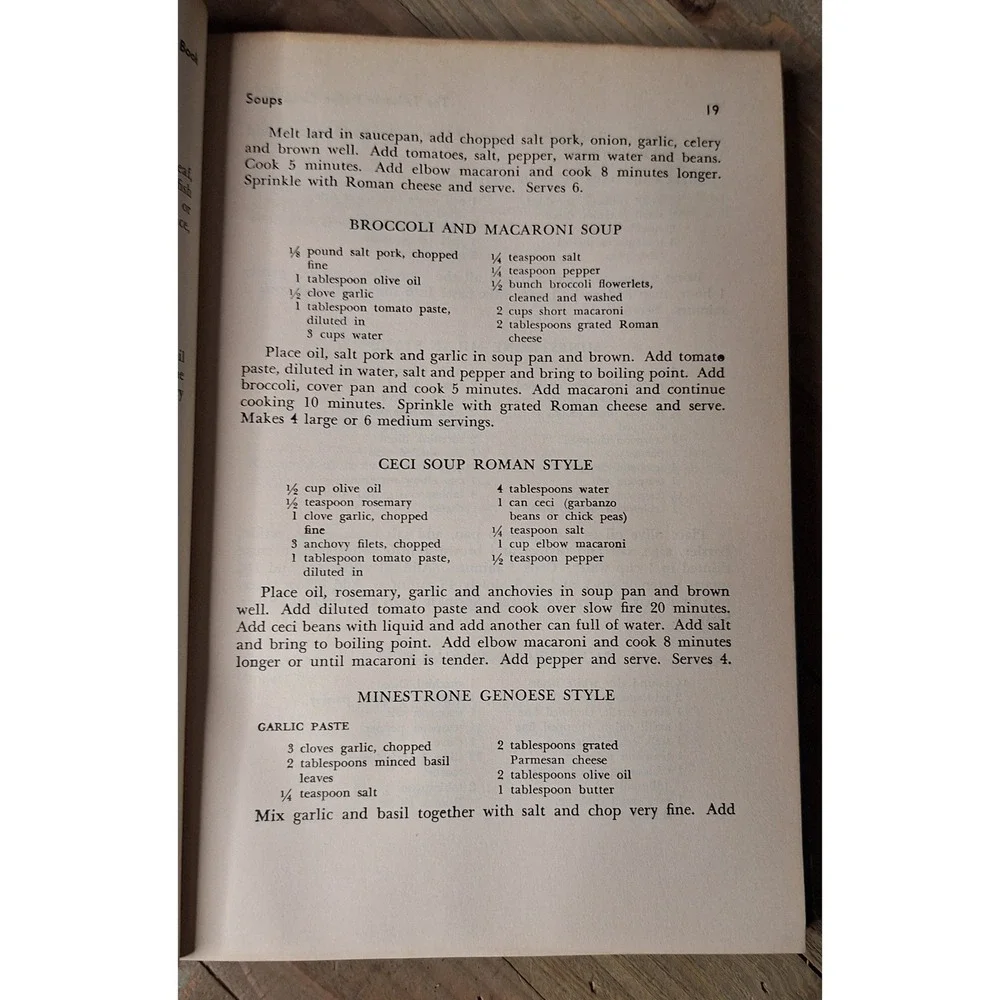 1950 The Talisman Italian Cook Book Ada Boni Ronzoni Special Edition Hardcover